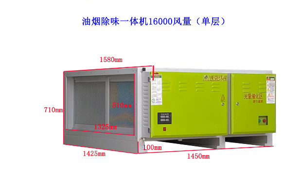 16000風(fēng)量油煙凈化器一體機(jī)